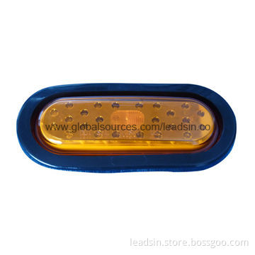 Amber LED Turn Light, Compliant with FMVSS/SAE/GB Standards, Ideal for Tow Trailer